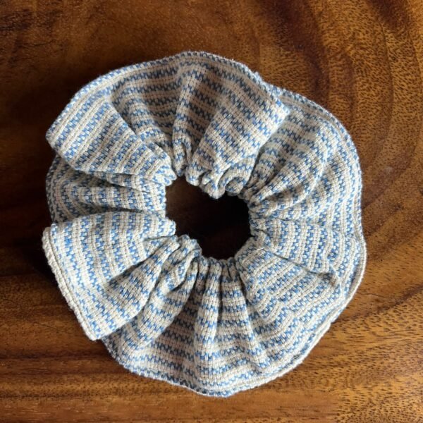 Cotton hair scrunchie