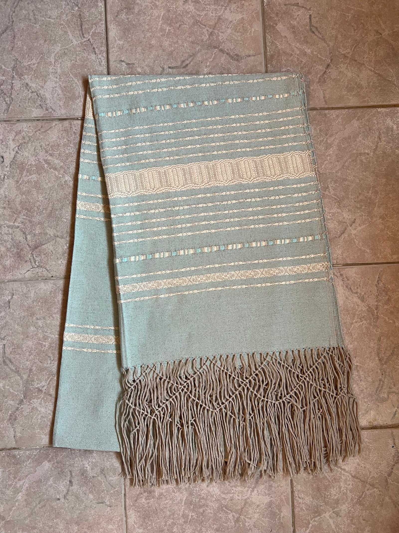 Rebozo Punta Gris Lirio - Image 7