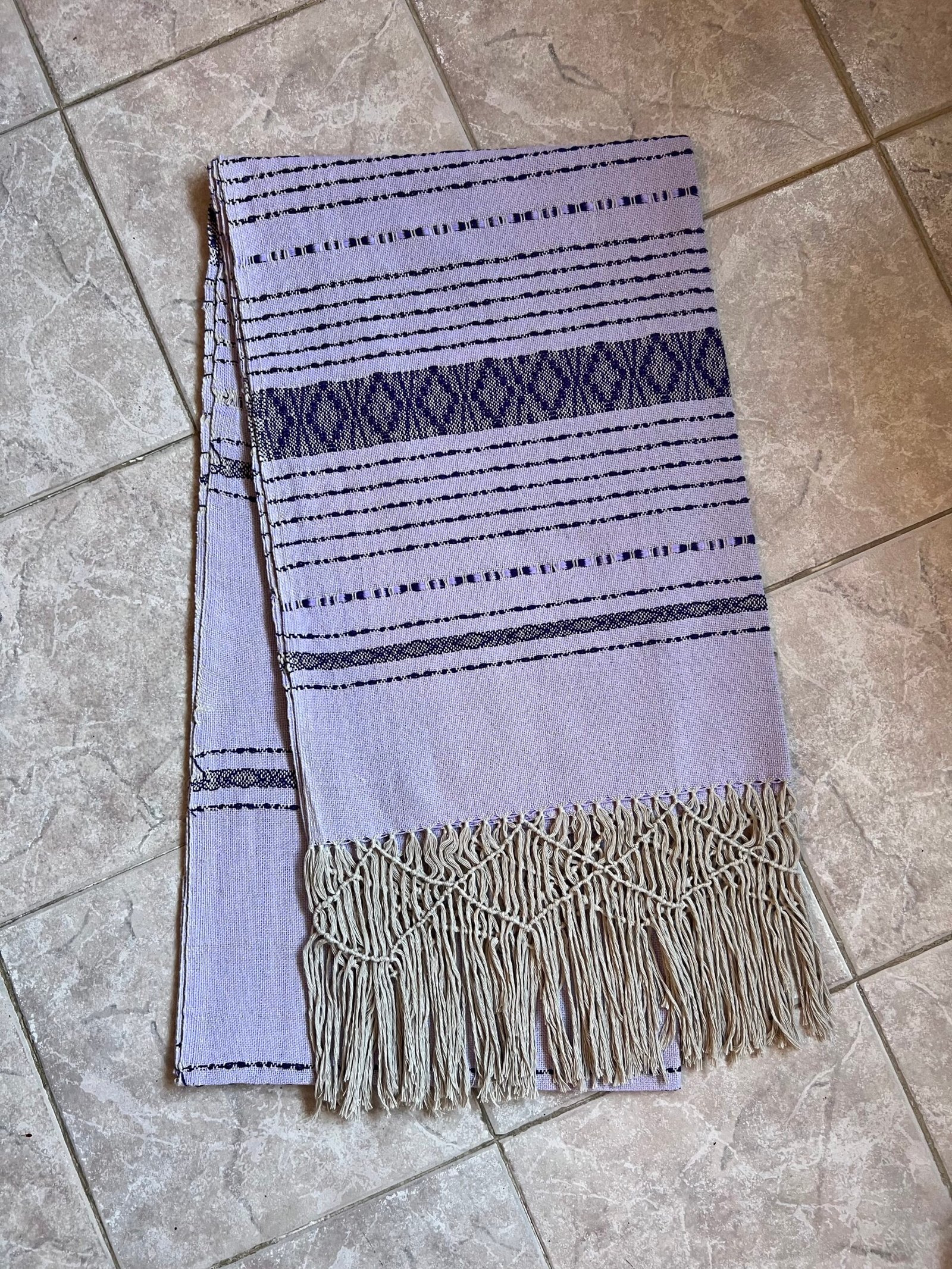 Rebozo Punta Gris Lirio - Image 5