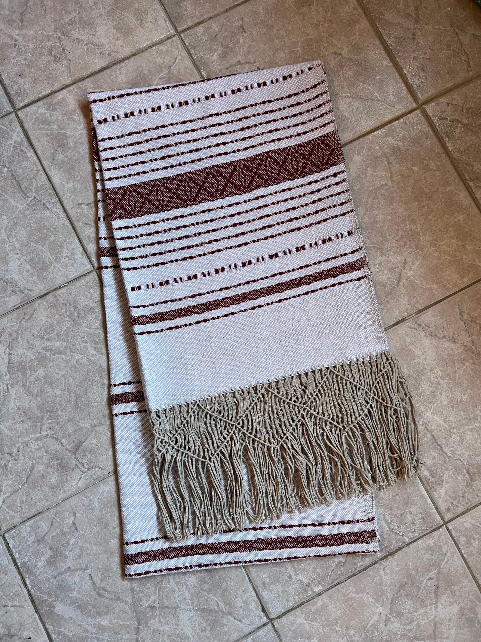 Rebozo Punta Gris Lirio - Image 4