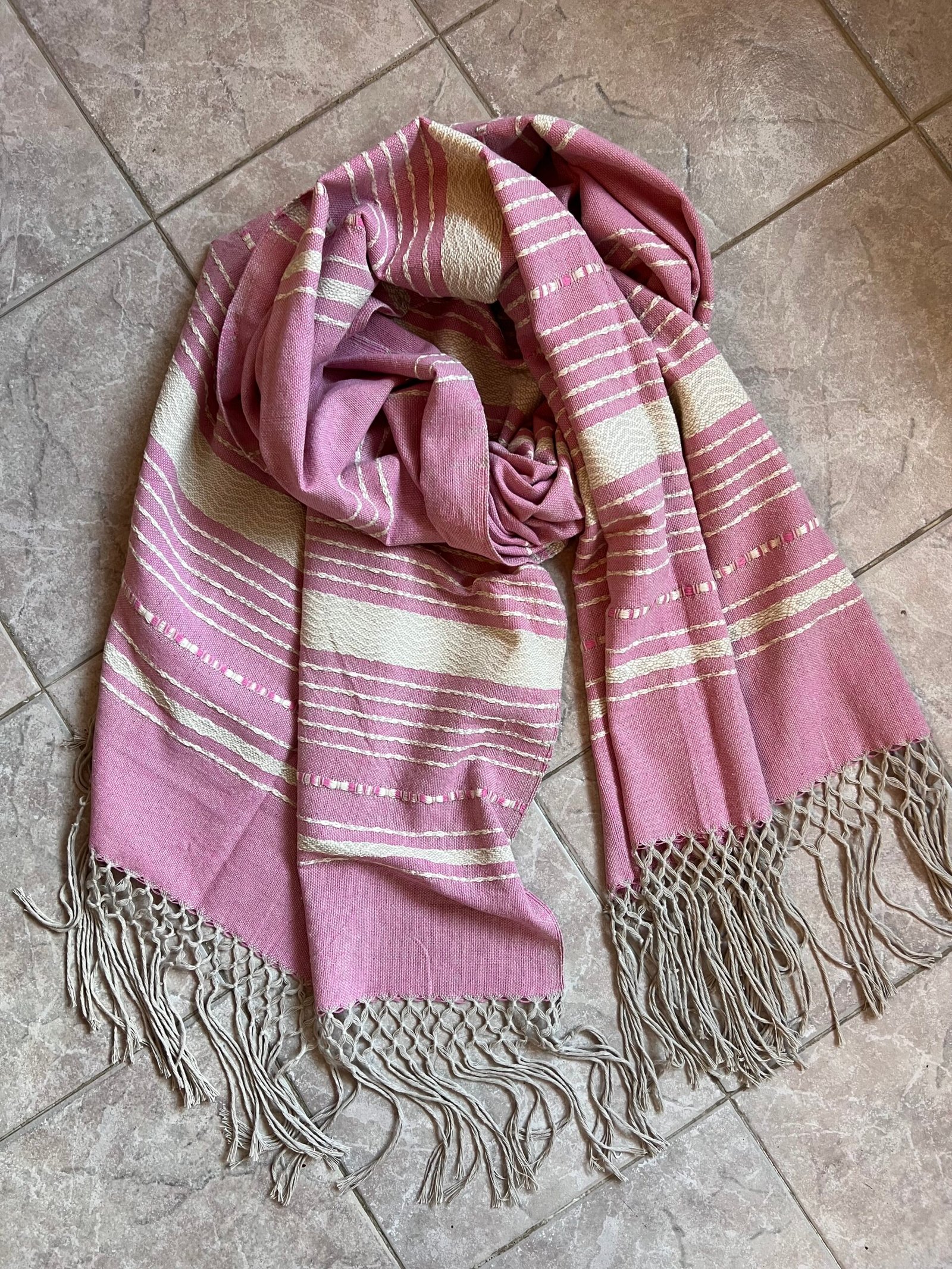 Rebozo Punta Gris Lirio - Image 9