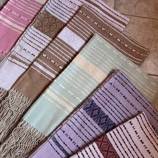 Rebozo Punta Gris Lirio